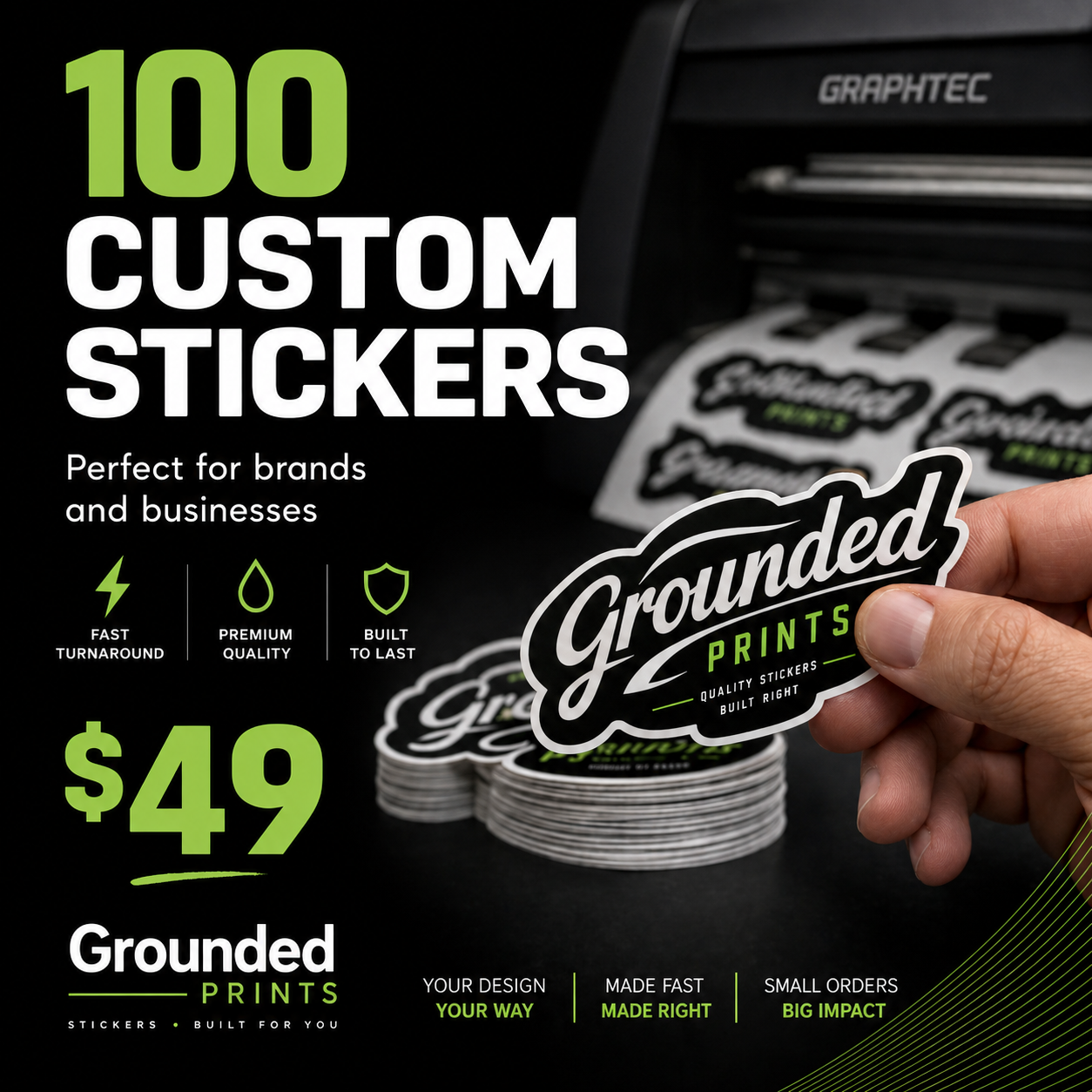 100 3" Sticker Sale