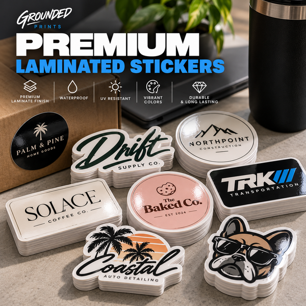 Premium Laminated  Stickers