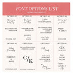 Personalized Wedding Mirror Decal, Custom Welcome Sign for Wedding, Reception Mirror Sign Vinyl